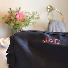 Load image into Gallery viewer, Waxed Cotton Washbag