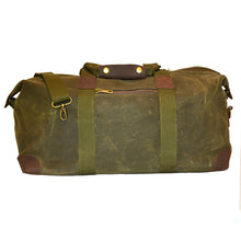 Load image into Gallery viewer, Waxed Cotton Weekend Bag
