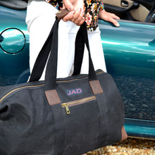 Load image into Gallery viewer, Waxed Cotton Weekend Bag