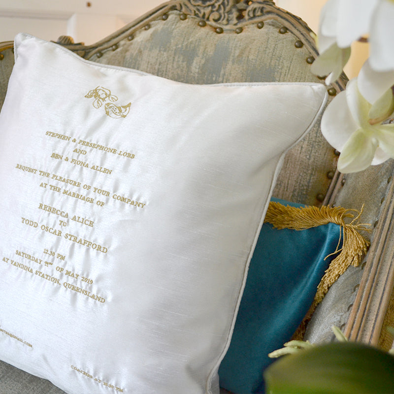 Cushions Monogrammed Presents