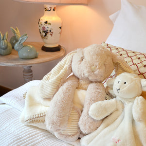 Huggles Rabbit with Blanket