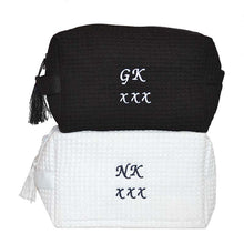 Load image into Gallery viewer, Waffle Weave Washbags
