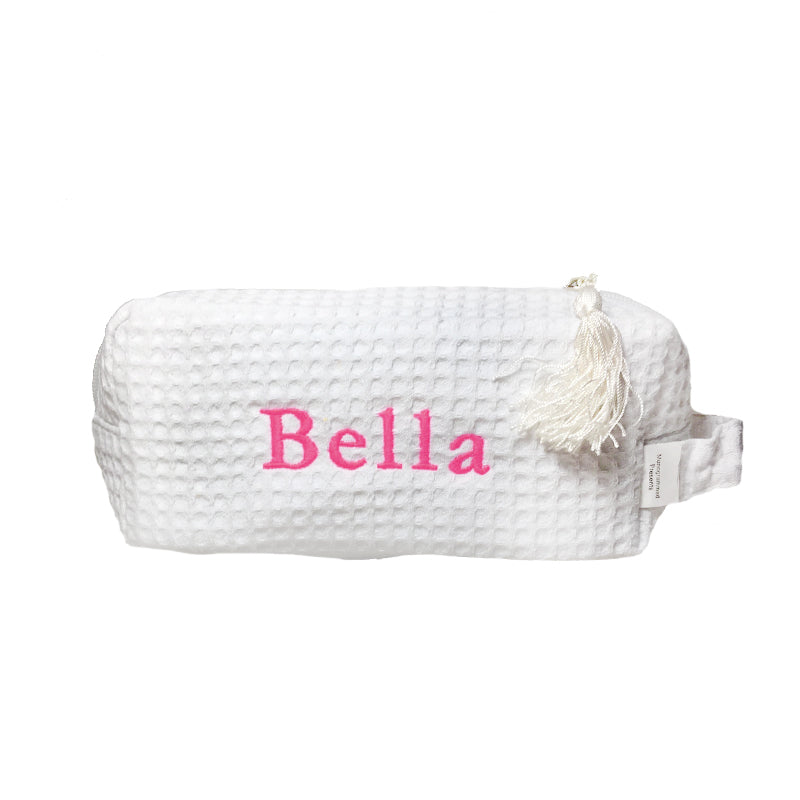 Waffle Weave Cosmetics Bag