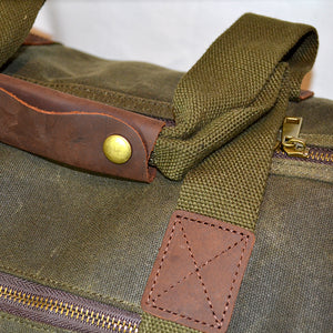 Waxed Cotton Weekend Bag